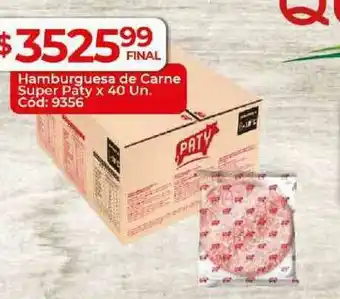 Diarco Hamburguesa De Carne Super Paty oferta