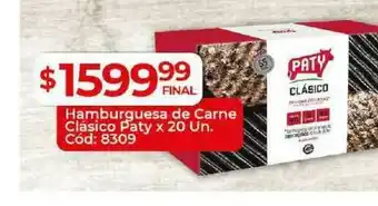 Diarco Hamburguesa De Carne Clásico Paty oferta