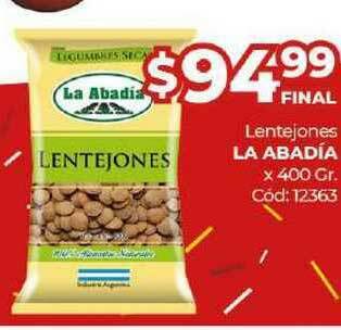 Diarco Lentejones La Abadía x 400gr oferta