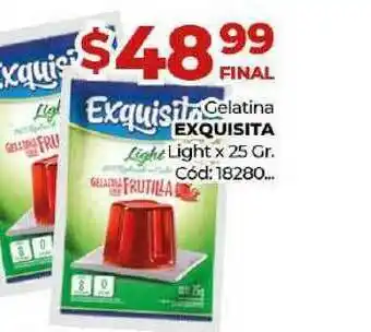 Diarco Gelatina Exquisita Light x 25gr oferta
