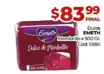 Diarco Dulce Emeth Membrillo x 500gr oferta
