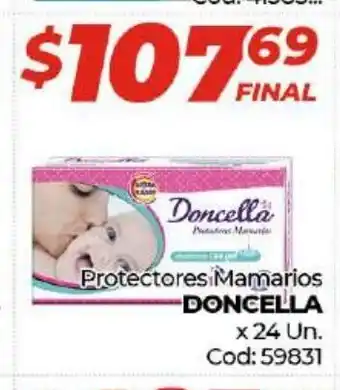 Diarco Doncella Protectores Mamarios x 24 Un. oferta