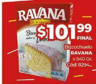 Diarco Bizcochuelo Ravana x 540gr oferta