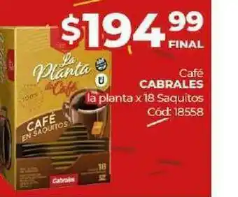 Diarco Café Cabrales La Planta oferta
