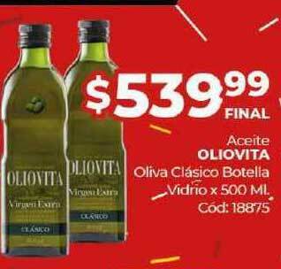 Diarco Aceite Oliovita Oliva Clásico x 500ml oferta