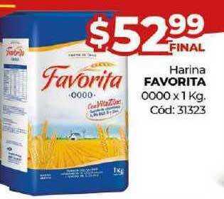 Diarco Harina Favorita 0000 x 1kg oferta