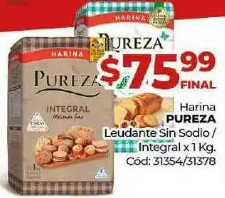 Diarco Harina Pureza Leudante Sin Sodo Integral x 1kg oferta