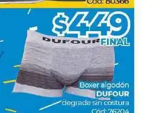 Diarco Boxer Algodón Dufour Degrade Sin Costura oferta