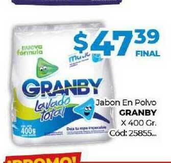 Diarco Jabon En Polvo Granby x 400gr oferta