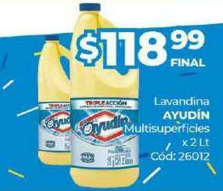Diarco Lavandina Ayudín Multisuperficies x 2lt oferta