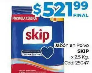 Diarco Jabón En Polvo Skip 2.5kg oferta