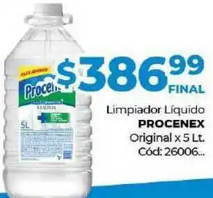 Diarco Limpiador Liquido Procenex Original x 5lt oferta
