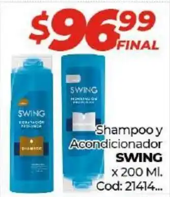 Diarco Swing Shampoo y Acondicionador x 200 ml. oferta