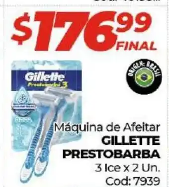 Diarco Gillette Prestobarba Máquina de Afeitar 3 Ice x 2 Un. oferta