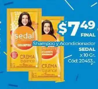 Diarco Sedal Final Shampoo Y Acondicionador x 10gr oferta
