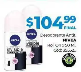 Diarco Nivea Desodorante Antit. x 50ml oferta