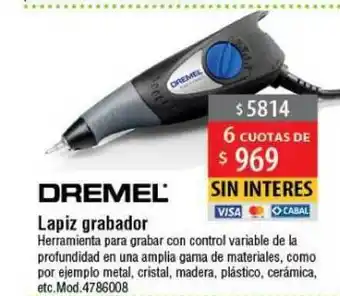 Dremel Lapiz Grabador