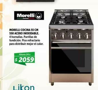 Morelli Cocina 55 Cm 550 Acero Inoxidable