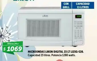 Likon Microondas Digital 23 Lt Li23g-s20