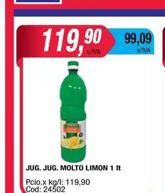Maxiconsumo Jug. Jug. Molto Limon x 1lt oferta