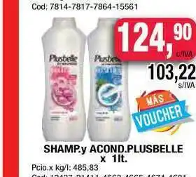 Maxiconsumo Plusbelle Shamp. Y Acond. x 1lt oferta