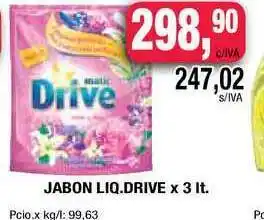 Maxiconsumo Drive Jabon Liq. x 3lt oferta