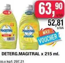 Maxiconsumo Magistral Deterg. x 215ml oferta