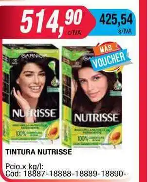 Maxiconsumo Nutrisse Tintura oferta