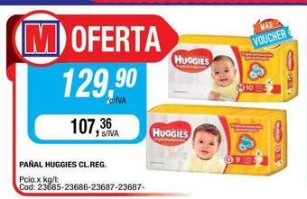 Maxiconsumo Huggies Pañal Cl. Reg. oferta