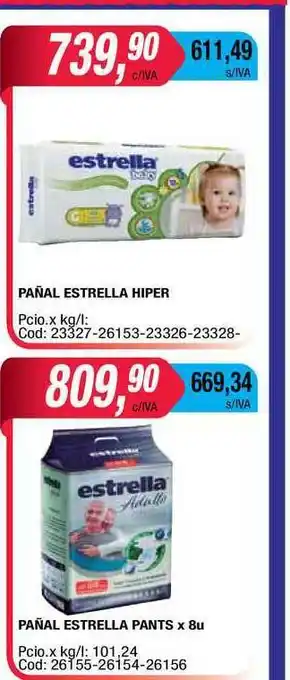 Maxiconsumo Estrella Pañal Estrella Hiper Pañal Pants oferta