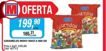 Maxiconsumo Caramelos Misky Mast. x 800gr oferta