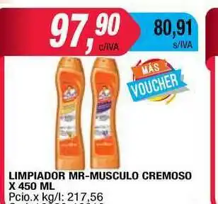 Maxiconsumo Mr-musculo Limpiador Cremoso x 450ml oferta