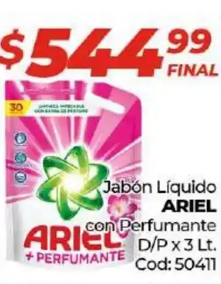 Diarco Ariel Jabón líquido con Perfumante D/P x 3 Lt. oferta
