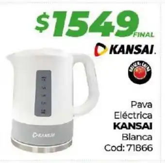 Diarco Kansai Pava Eléctrica Blanca oferta