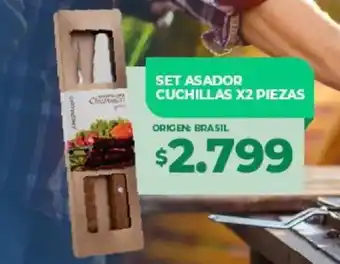 Supermayorista Vital SET ASADOR CUCHILLAS X2 PIEZAS oferta