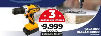 Supermayorista Vital TALADRO INALÁMBRICO oferta