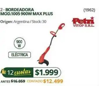 Bordeadora Mod.1005 900w Max Plus Petri