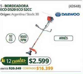 Hendel Bordeadora Eco D520 Eco 52cc Daewoo oferta