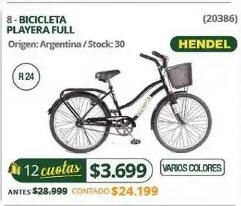 Hendel Bicicleta Playera Full Hendel oferta
