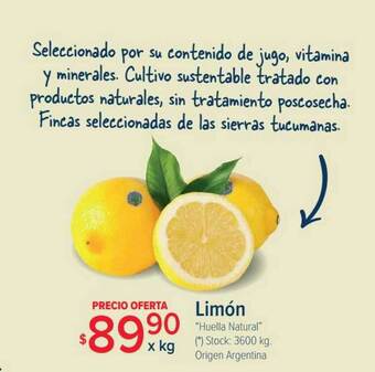 Carrefour Limón oferta