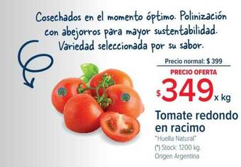 Carrefour Tomate Redondo En Racimo oferta