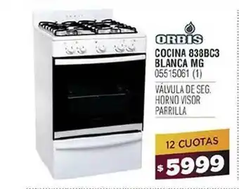 Bringeri Orbis Cocina 838bc3 Blanca Mg oferta