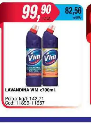 Maxiconsumo Lavandina Vim x 700ml oferta