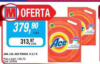 Maxiconsumo Jab. Liq. Ace Pouch x 2,7lt oferta