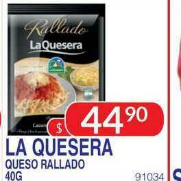 Masivos La Quesera Queso Rallado 40g oferta