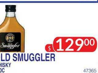 Masivos Old Smuggler Whisky oferta