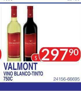 Masivos Valmont Vino Blanco-tinto 750c oferta