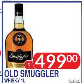 Masivos Old Smuggler Whisky x 1lt oferta