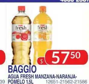 Masivos Baggio Agua Fresh Manzana-naranja-pomelo 1.5l oferta