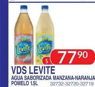 Vds Levite Agua Saborizada Manzana-naranja Pomelo 1.5l